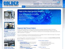 Tablet Screenshot of calderltd.com